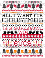 All I want for Christmas is a super bowl win BUCS PNG