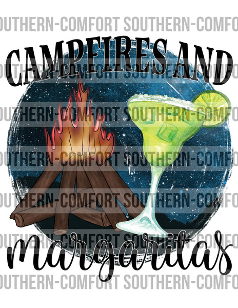 Campfires and margaritas PNG