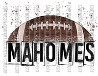 Mahomes football PNG