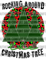 Rocking around the Christmas tree PNG
