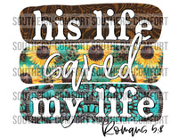 His life saved my life PNG