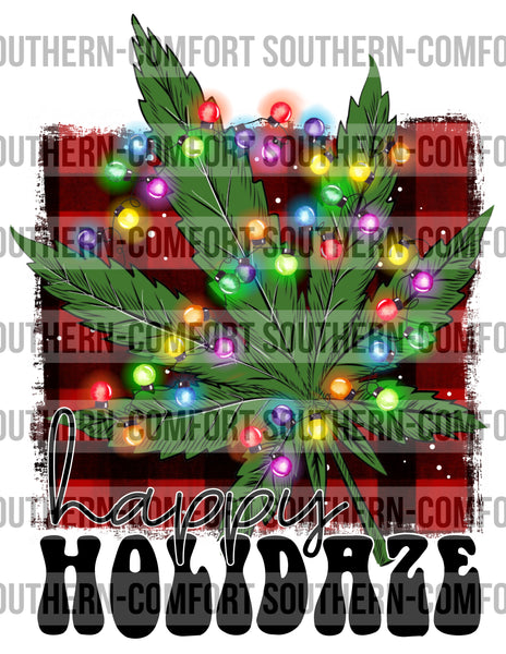 Happy holidaze PNG