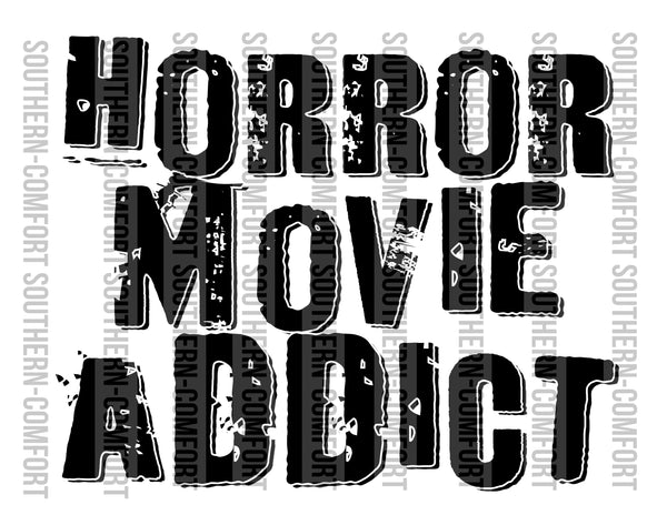 Horror movie addict PNG