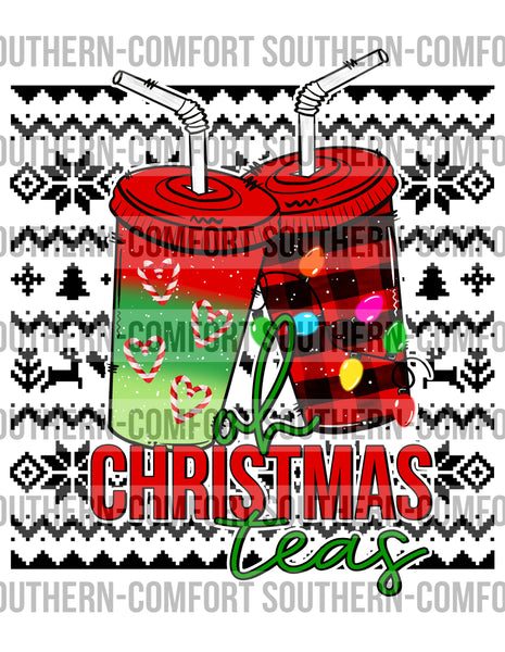 Oh Christmas teas PNG