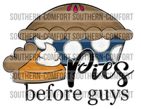 Pies before guys PNG
