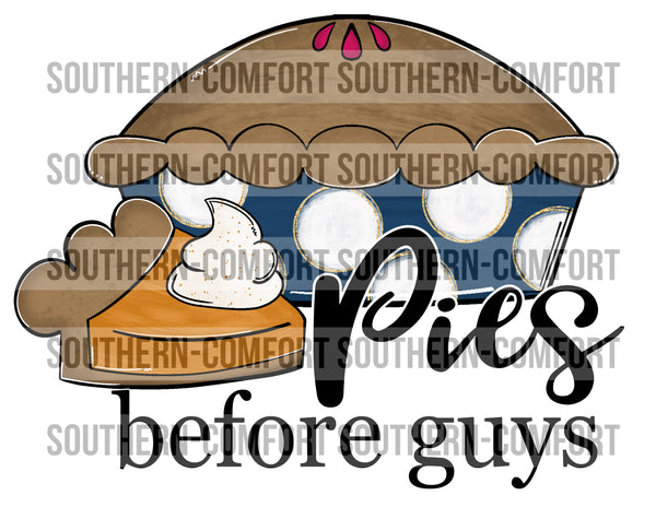 Pies before guys PNG