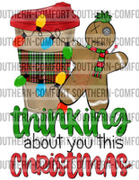 Thinking about you this Christmas PNG