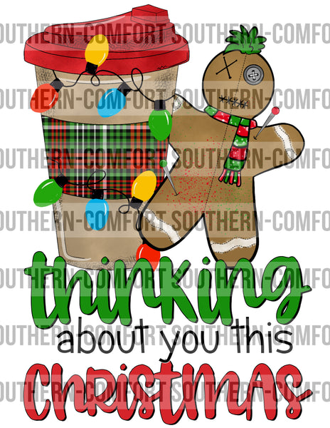Thinking about you this Christmas PNG