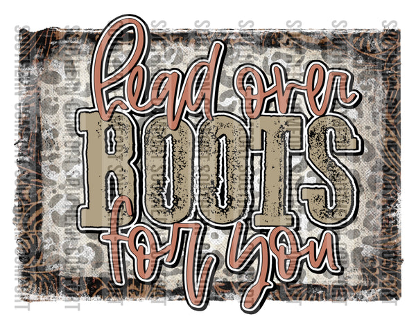 Head over boots for you PNG