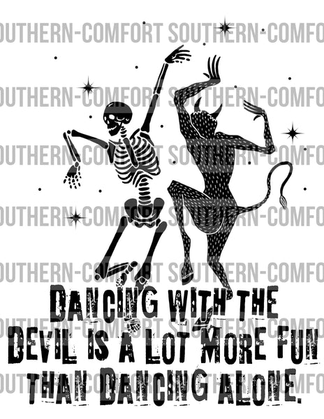 Dancing with devil is more fun PNG