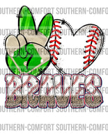 Peace love  Braves baseball PNG