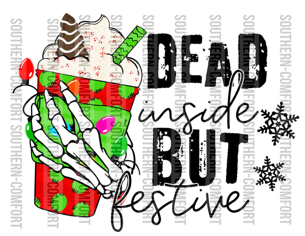 Dead inside but festive PNG