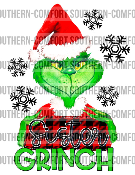 Sister grinch PNG
