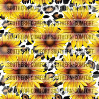 Sunflower leopard Digital paper commercial use