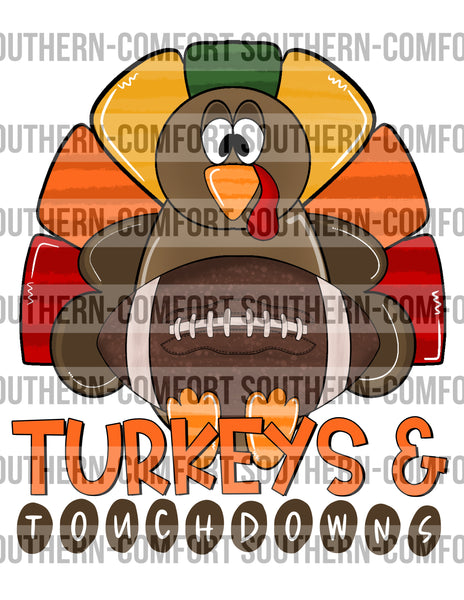 Turkeys and touchdowns PNG