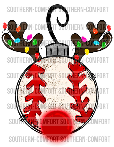 Baseball ornament PNG