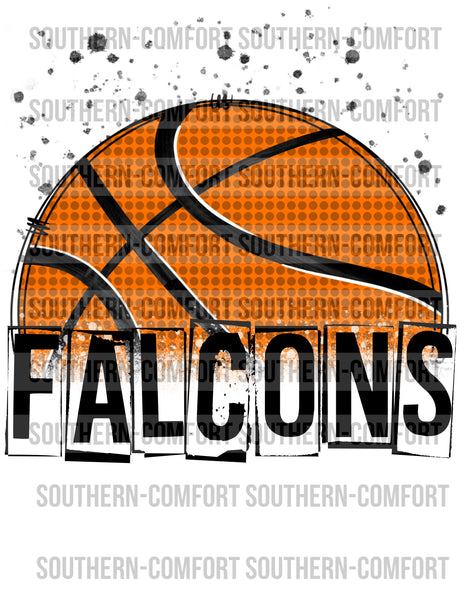 Falcons basketball PNG