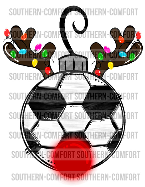 Soccer ornament PNG
