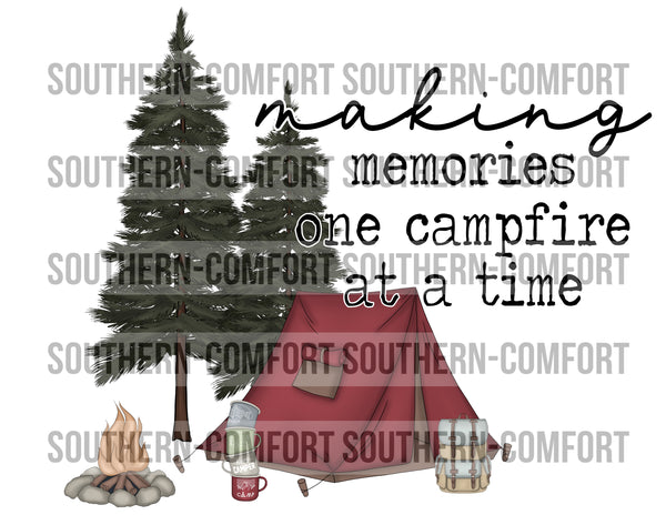 Making memories one campfire at a time PNG
