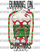 Running on Coffee and Christmas cheer PNG
