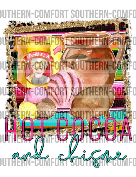 Hot cocoa and chisme PNG