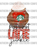 Peppermint latte junkie PNG