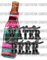 Save water drink beer PNG