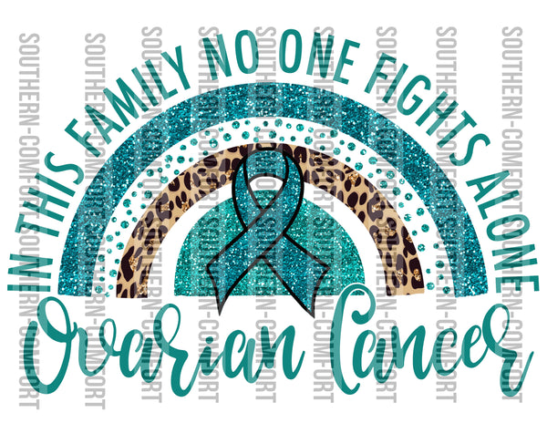 In this family nobody fights alone ovarian cancer PNG