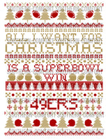 All I want for Christmas is a super bowl win 49ERS PNG