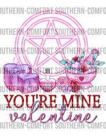 You’re mine valentine PNG