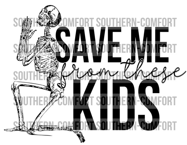 Save me from these kids PNG