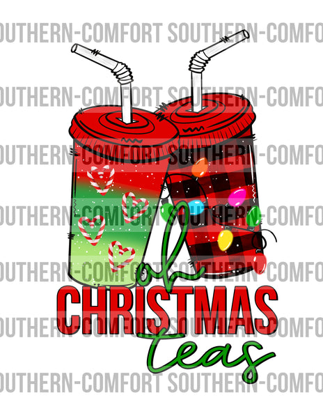Oh Christmas teas PNG