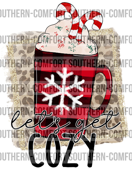 Let’s get cozy PNG
