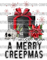 I wish you a merry creepmas PNG