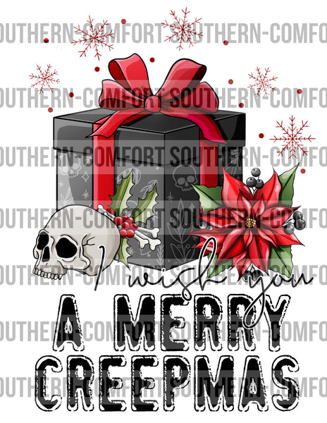 I wish you a merry creepmas PNG