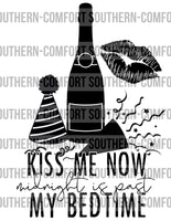 Kiss me now midnight is past my bedtime PNG