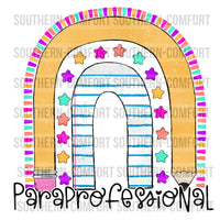 Paraprofessional rainbow PNG
