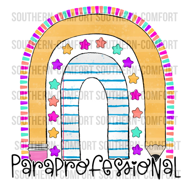 Paraprofessional rainbow PNG