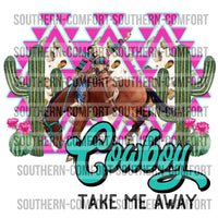 Cowboy take me away PNG