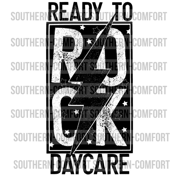 Ready to rock Daycare PNG
