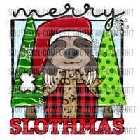 Merry slothmas PNG