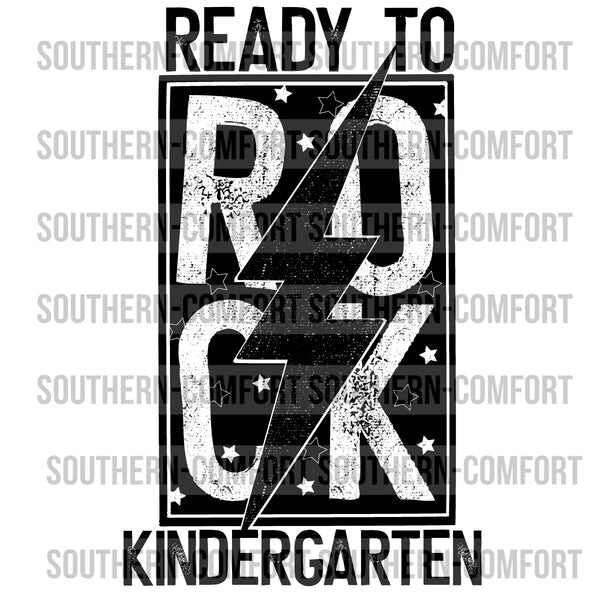 Ready to rock Kindergarten PNG