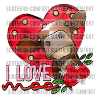 I love moo PNG
