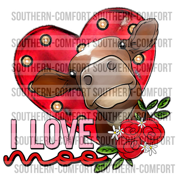 I love moo PNG