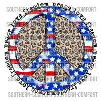Peace love freedom PNG