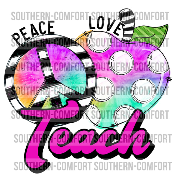 Peace love teach PNG