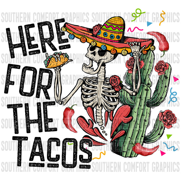 Here for the tacos PNG