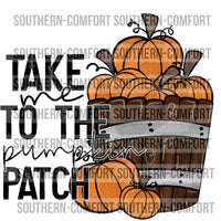 Take me to the pumpkin patch PNG