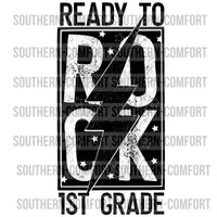 Ready to rock 1st grade PNG