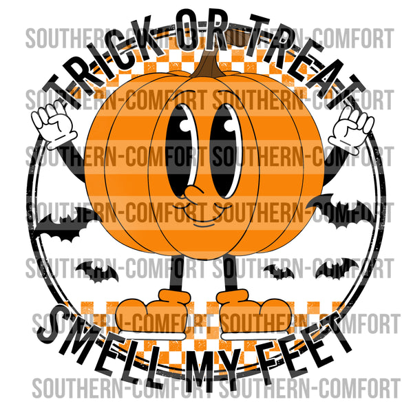 Trick or treat smell my feet PNG